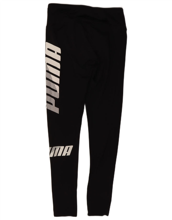 Leggings grafici da donna Puma UK 10 Small Nero Poliestere