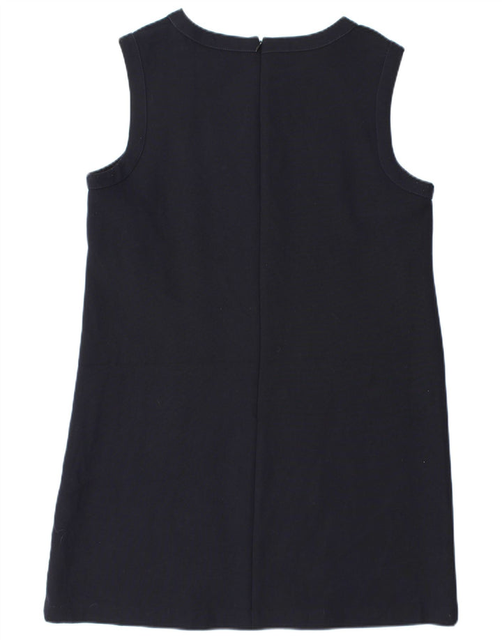 Abito a trapezio senza maniche da donna Zara UK 18 XL poliestere blu navy