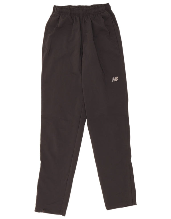 Pantaloni da tuta da uomo New Balance piccoli in poliestere nero