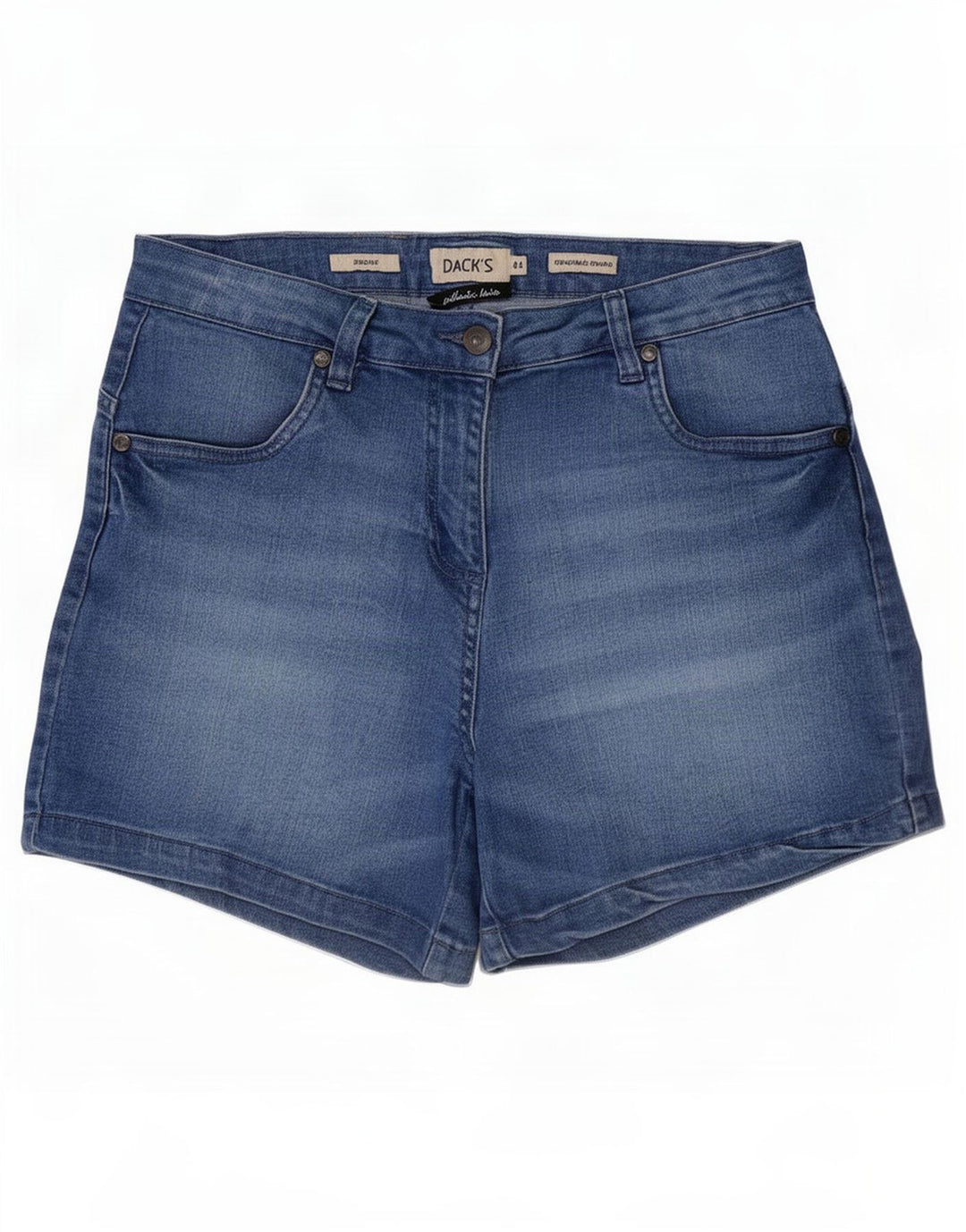 Pantaloncini di jeans da donna di Dack IT 44 medio W30 cotone blu