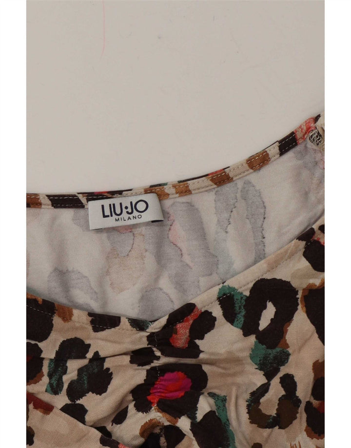 Camicetta da donna Liu Jo Top UK 12 Beige medio Stampa animalier