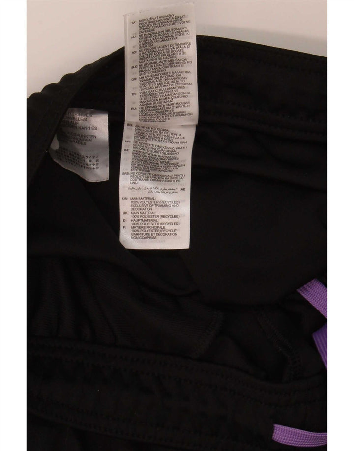 Pantaloni da tuta da donna Adidas UK 12/14 Medium Nero Poliestere