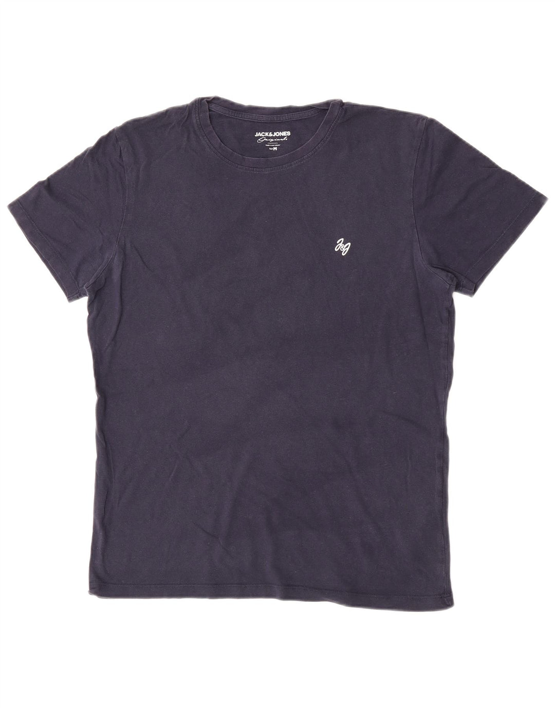 T-shirt da uomo Jack & Jones Top in cotone blu navy medio