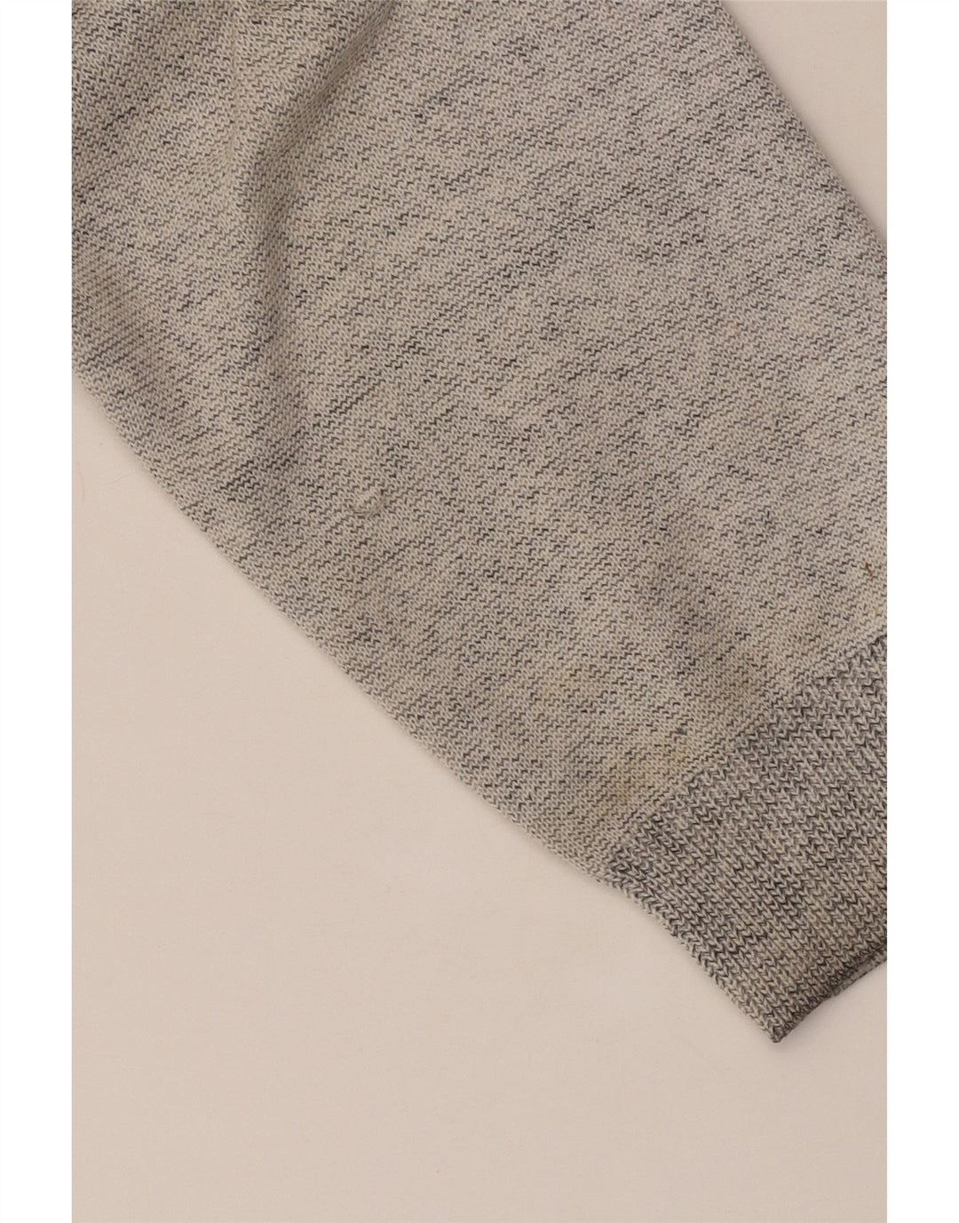 Felpa da uomo con collo con zip Superdry Maglione 2XL Cotone chiazzato grigio