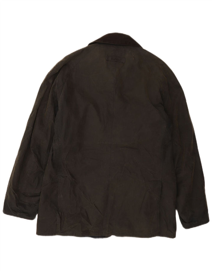 Giacca da uomo in cotone cerato Barbour UK 38 Cotone grigio medio classico