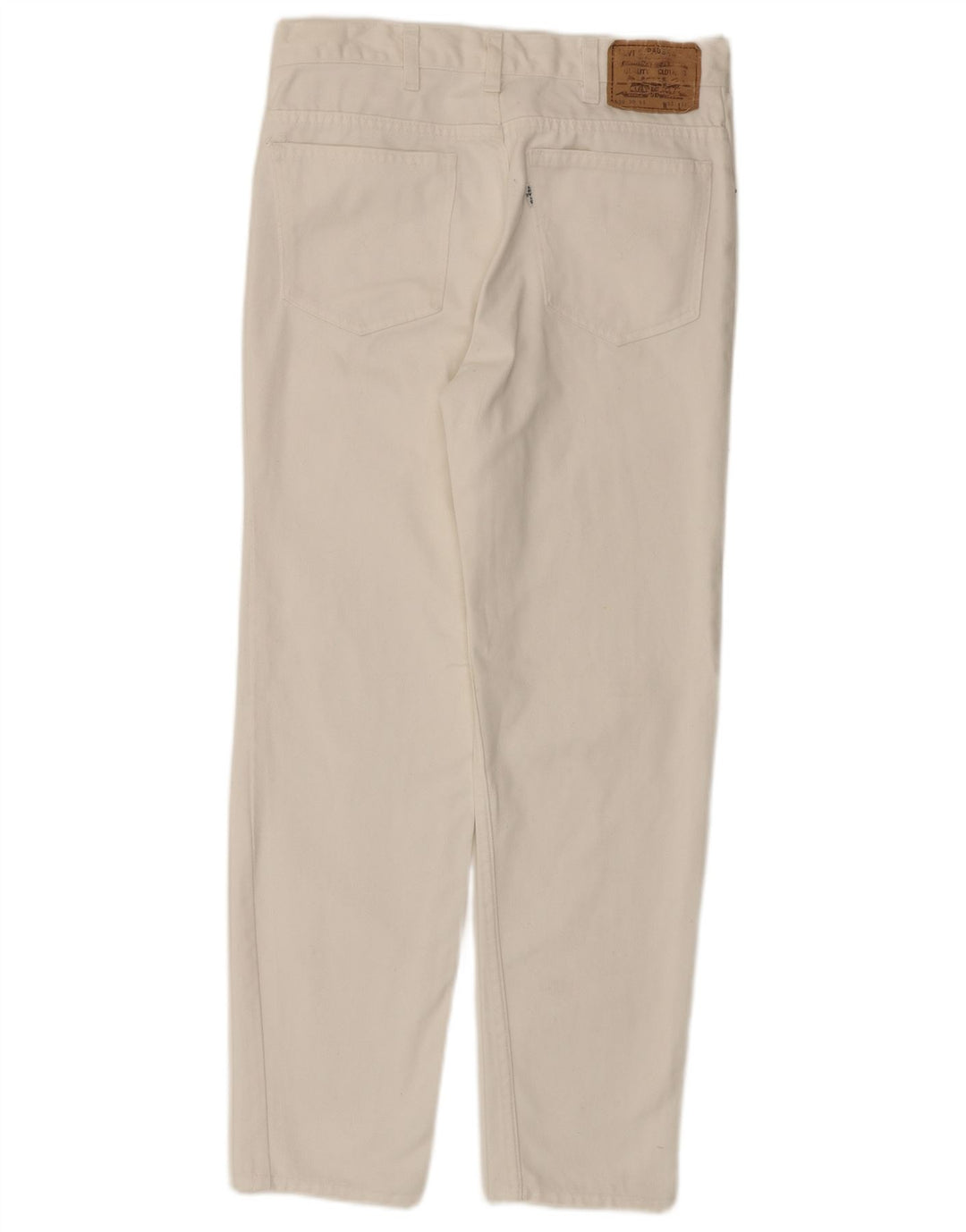 Jeans Levi's 630 affusolati da donna W33 L27 bianco sporco