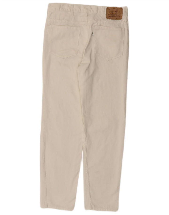 Jeans Levi's 630 affusolati da donna W33 L27 bianco sporco