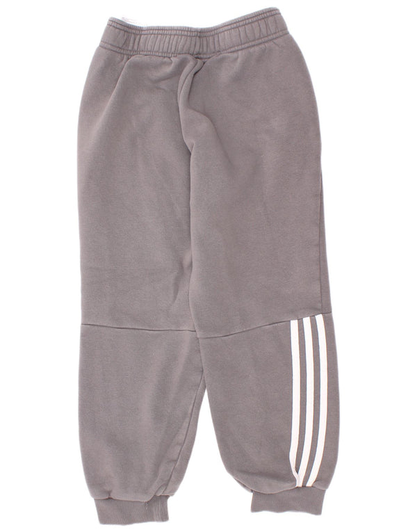 Pantaloni della tuta da ragazzo Adidas Joggers 9-10 anni in cotone grigio