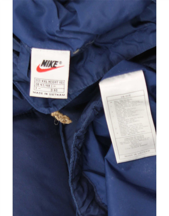 Giacca imbottita da uomo Nike UK 44 2XL poliestere blu navy