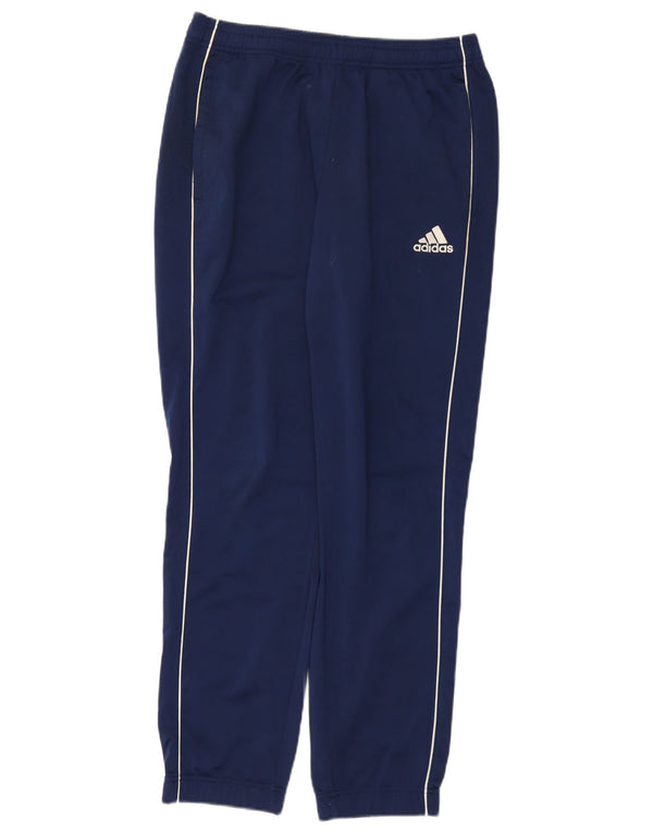Pantaloni da tuta da uomo Adidas Joggers medi in poliestere blu navy