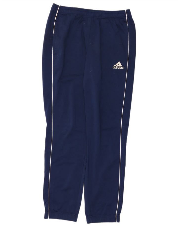 Pantaloni da tuta da uomo Adidas Joggers medi in poliestere blu navy