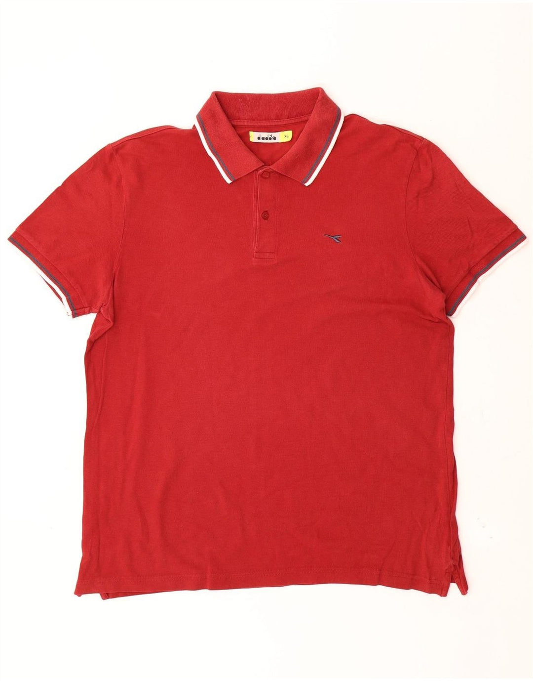 Polo Diadora Uomo XL Rosso Cotone