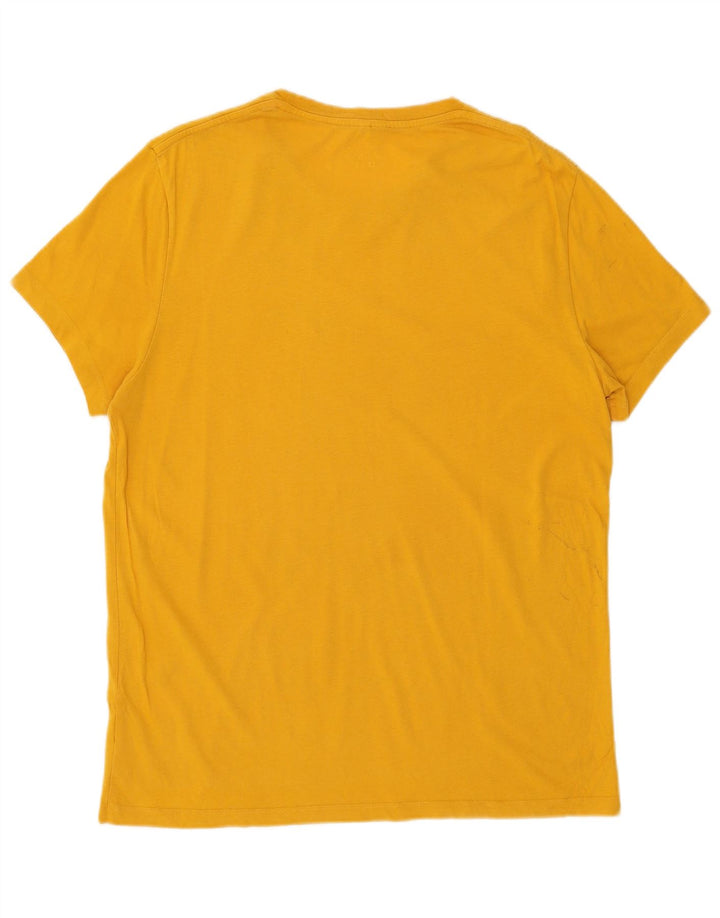 T-shirt da uomo Jack Wills Top grande in cotone giallo