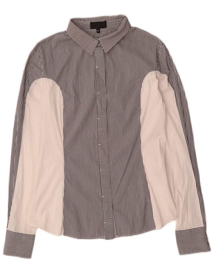 Camicia Donna Richmond IT 46 Cotone Gessato Grande Nero