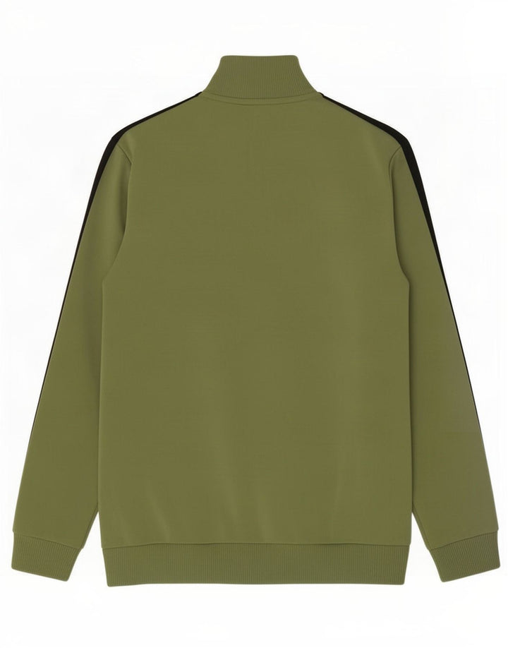 Giacca da tuta da ragazzo Adidas 11-12 anni in poliestere color block verde