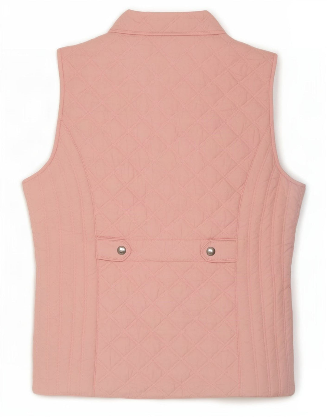 Gilet trapuntato da donna Joules UK 16 grande poliestere rosa