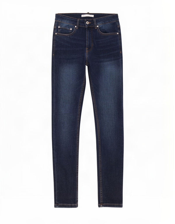 Zara Mens Skinny Jeans EU 36 XS W29 L29 Navy Blue Cotton