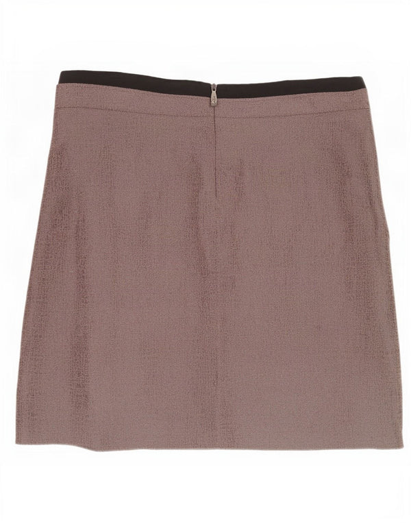 Minigonna da donna Kaliko UK 20 2XL W38 Cotone color block marrone