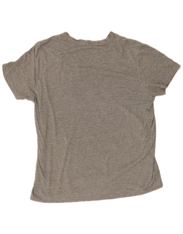 T-shirt grafica da uomo Champion Top grande grigia