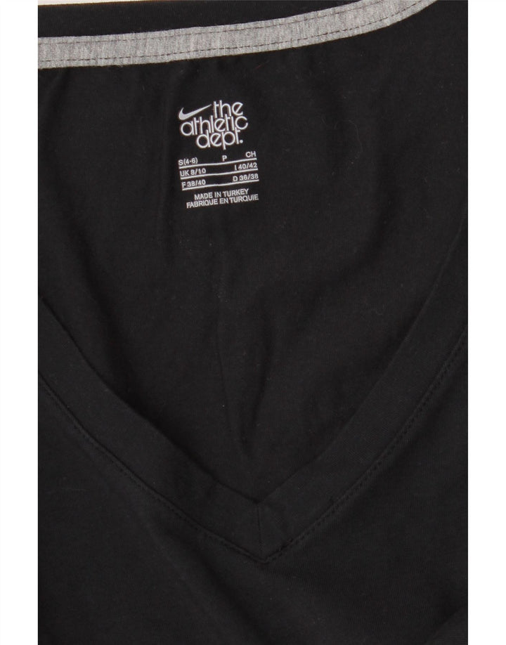 Maglia a maniche lunghe Nike da donna UK 8/10 piccola nera