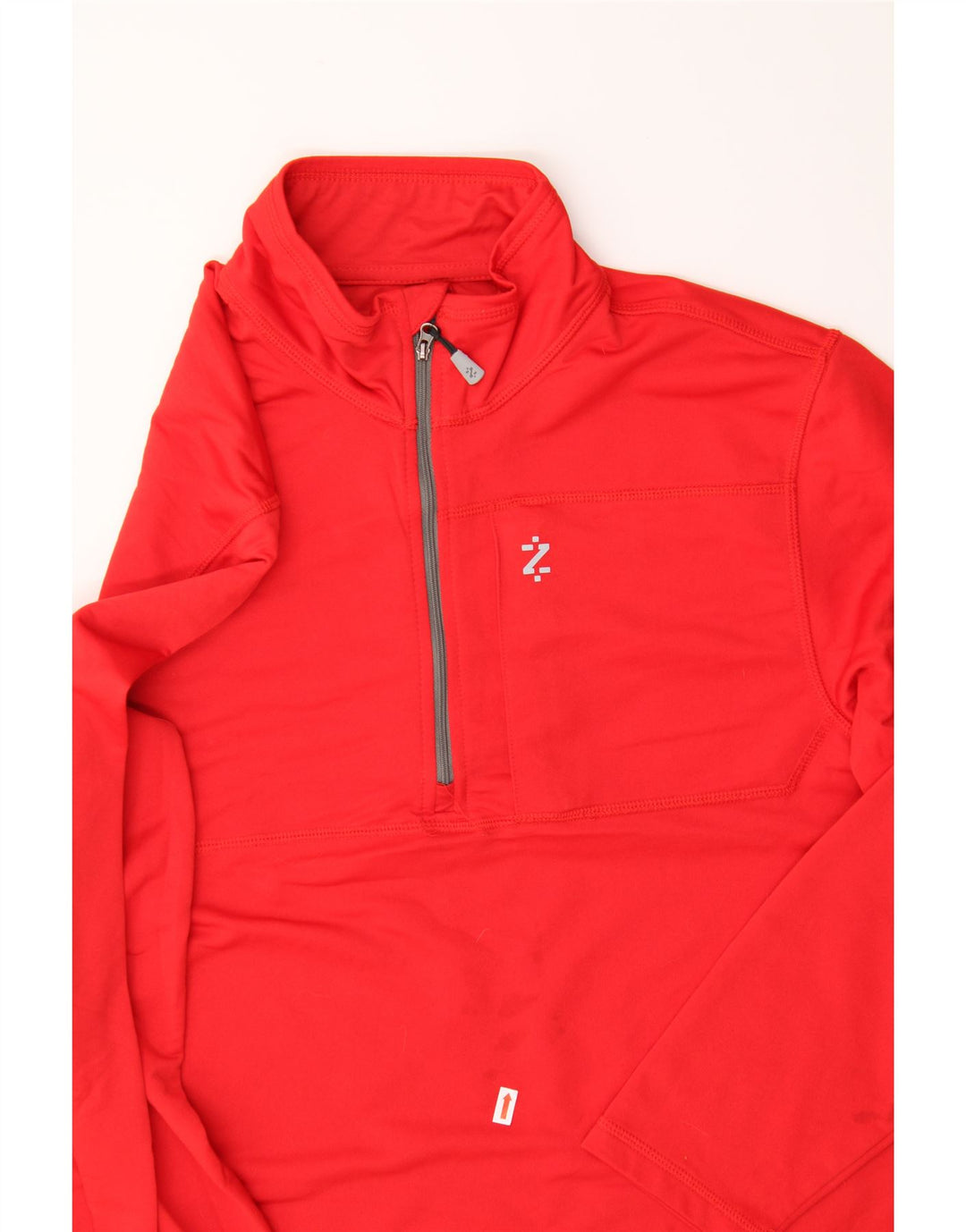 IZOD Mens Zip Neck Pullover Tracksuit Top Medium Red Polyester Vintage Izod and Second-Hand Izod from Messina Hembry 