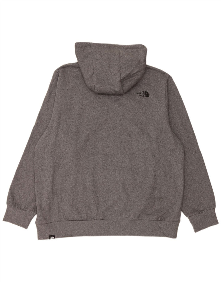 Maglione con cappuccio da uomo THE NORTH FACE 2XL cotone grigio