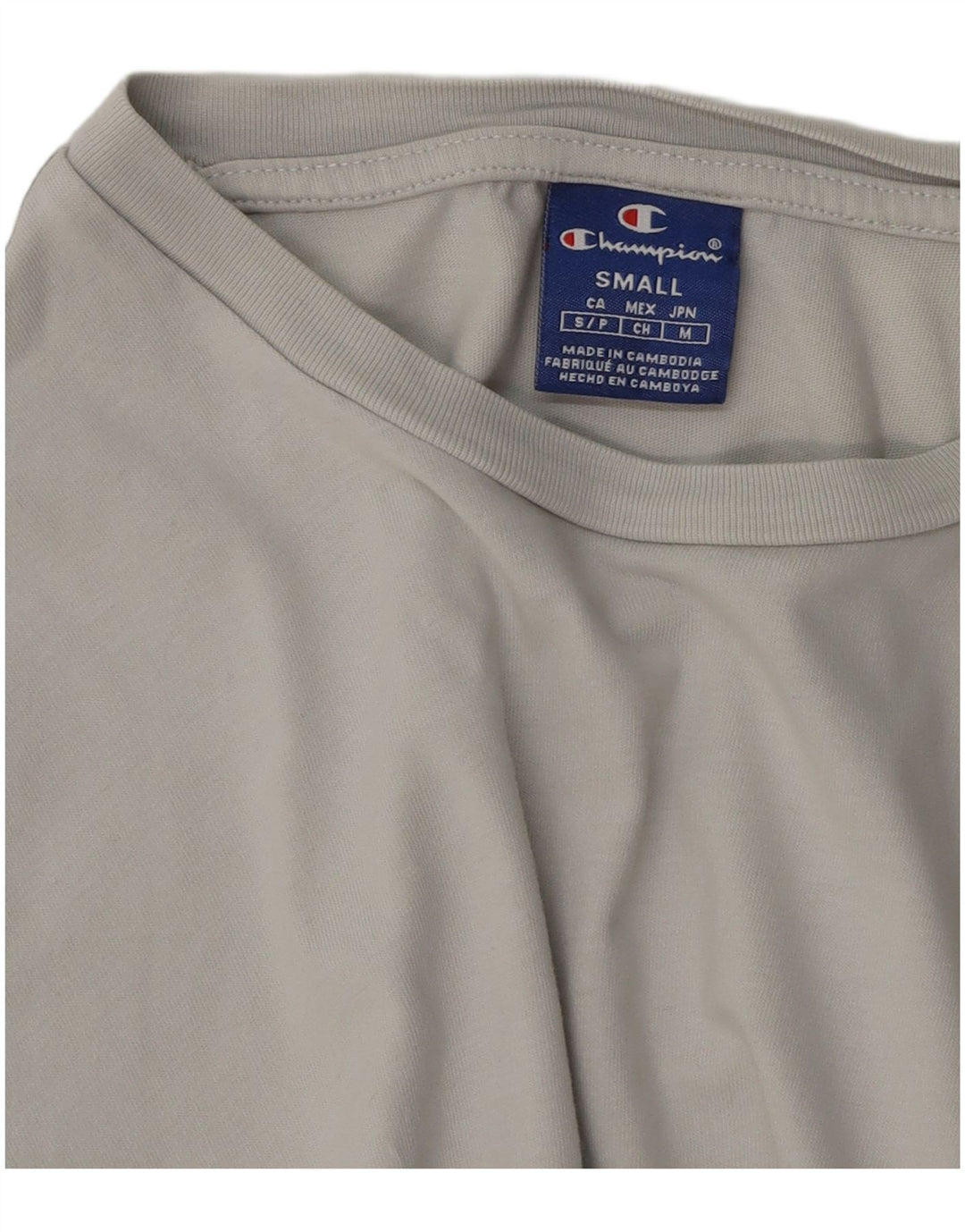 CHAMPION T-shirt grafica da uomo Top Small Black Colourblock
