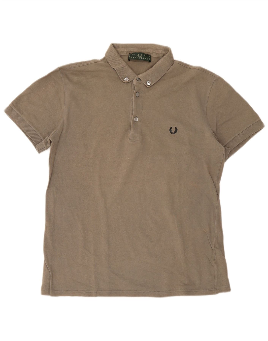Polo da uomo Fred Perry XL in cotone grigio