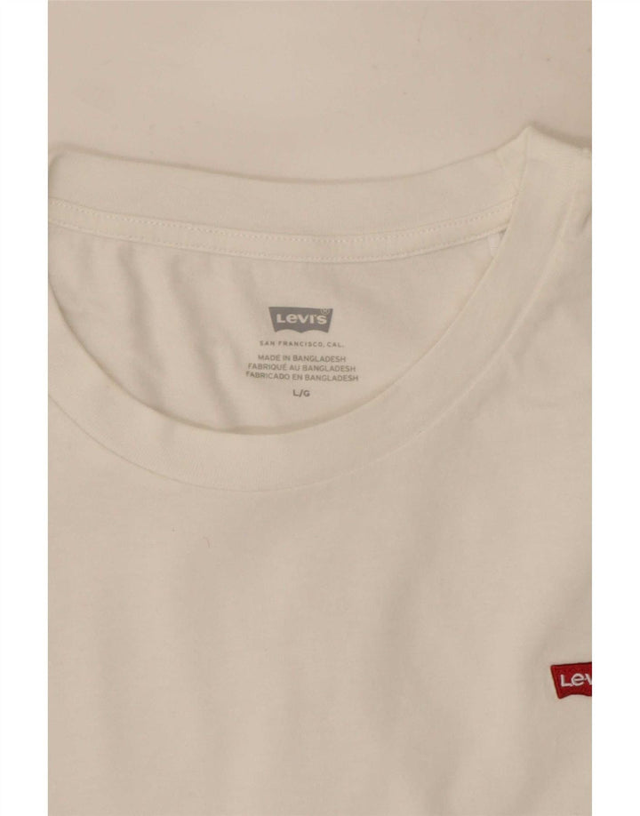 T-shirt da donna Levi's Top UK 14 grande bianca