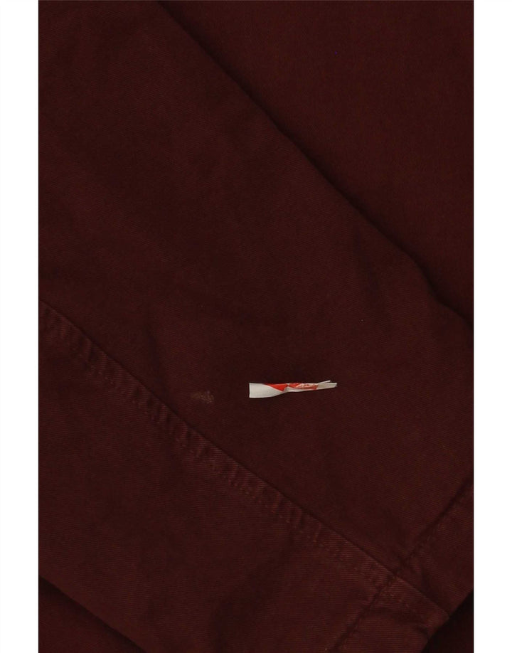 Giubbotto bomber da uomo Zara UK 40 grande in cotone bordeaux