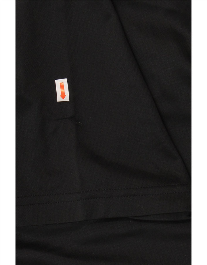 ADIDAS Mens Climalite Polo Shirt Large Black Polyester