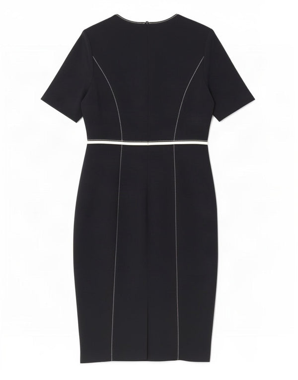 Abito tubino da donna Marks & Spencer UK 14 Large in viscosa blu navy