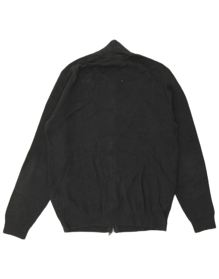 Maglione cardigan da uomo Massimo Dutti in cotone verde medio