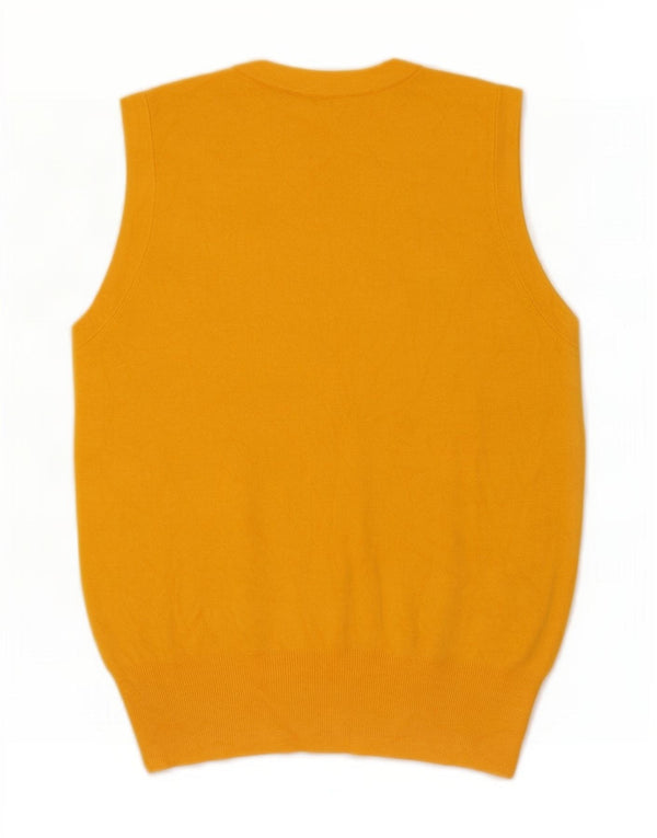 Canotta canotta da donna Zara UK 12 viscosa gialla media