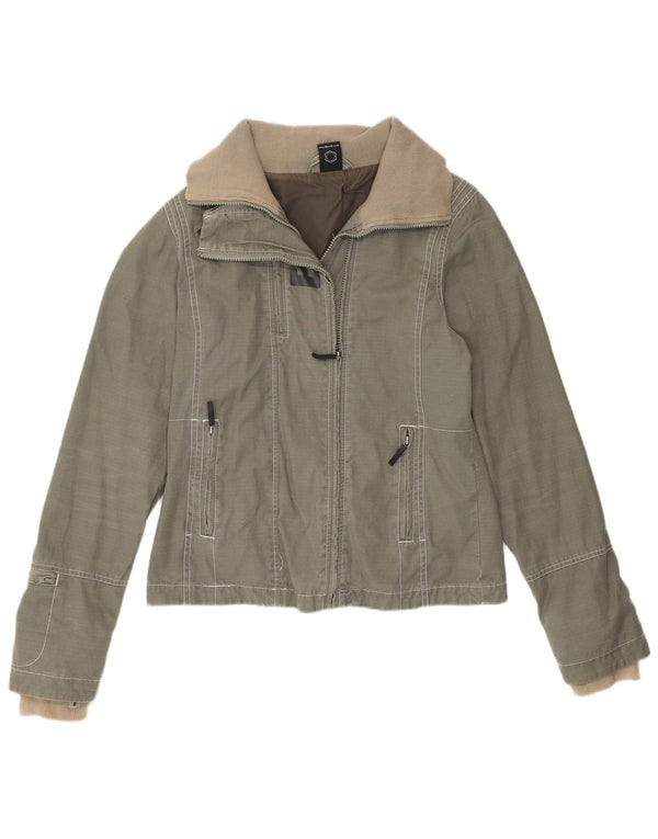 Giacca multiuso da donna Bench UK 14 cotone kaki medio