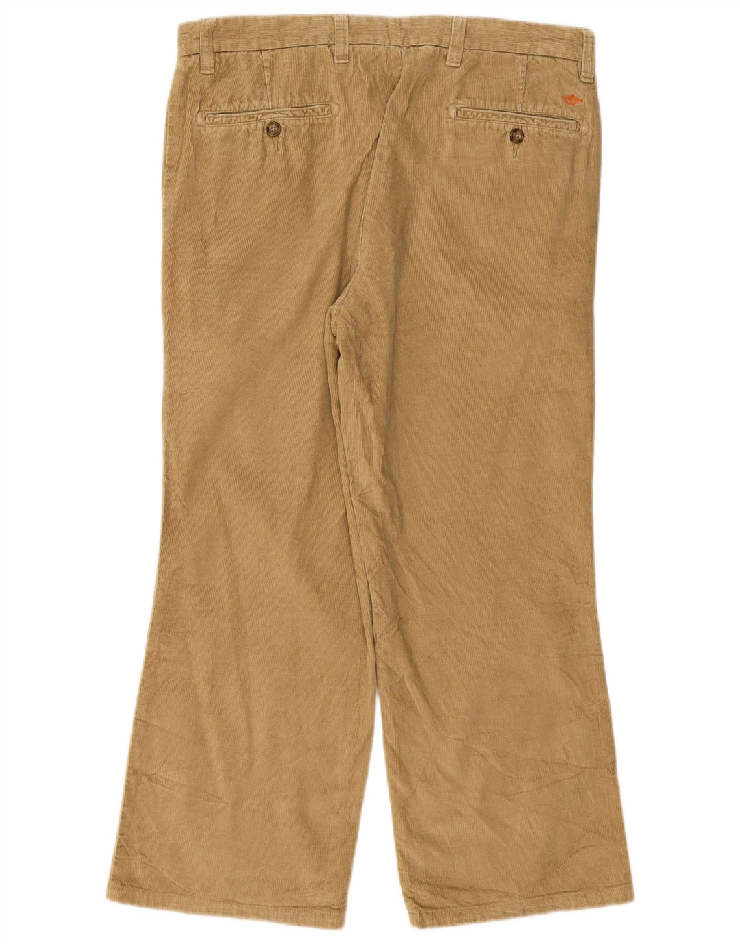 Pantaloni da uomo in velluto a coste bootcut Dockers W34 L26 Beige