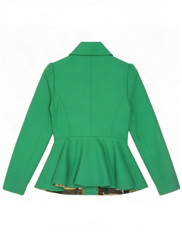 Giacca blazer da donna Ted Baker taglia 0 2XS lana verde