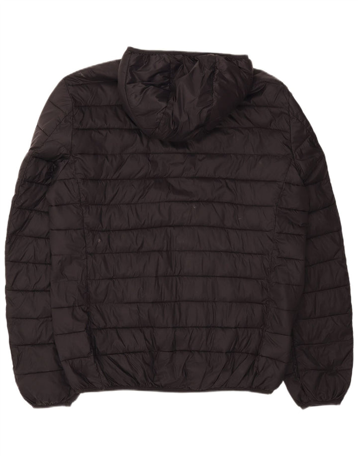 Giacca imbottita con cappuccio da uomo Kappa UK 44 2XL Poliammide nera