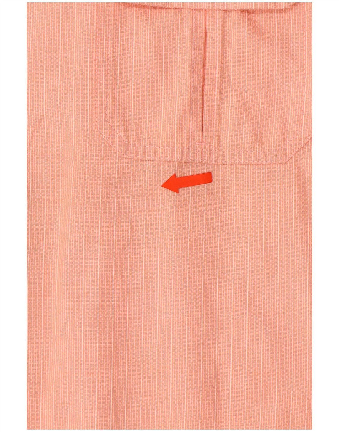 Camicia a maniche corte da uomo IZOD in cotone a righe larghe arancioni