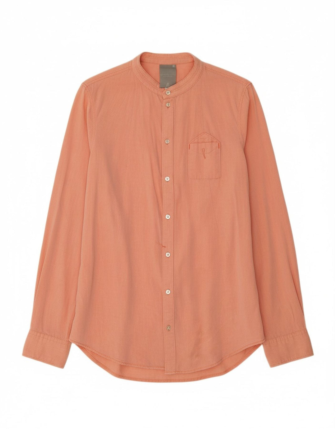G-STAR Womens Shirt UK 12 Medium Orange Cotton