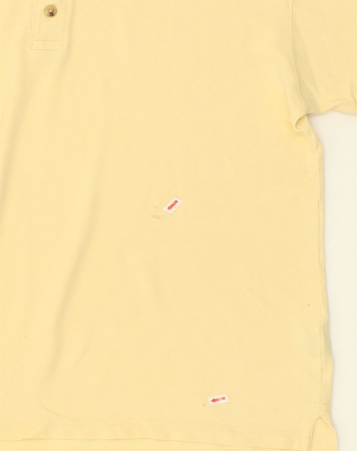 EDDIE BAUER Mens Polo Shirt Small Yellow Cotton | Vintage Eddie Bauer | Thrift | Second-Hand Eddie Bauer | Used Clothing | Messina Hembry 