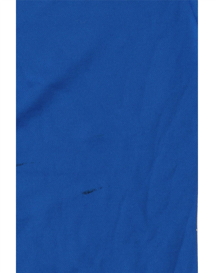 PUMA Mens Sweatshirt Jumper Medium Blue Colourblock Polyester Vintage Puma and Second-Hand Puma from Messina Hembry 