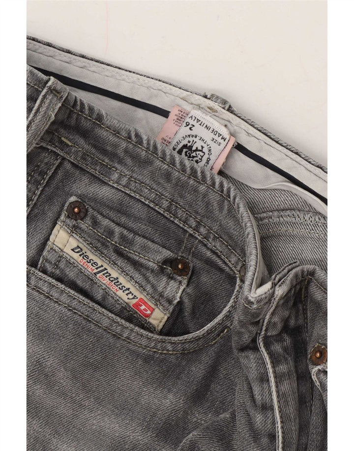 Jeans svasati da donna Diesel W26 L27 cotone grigio