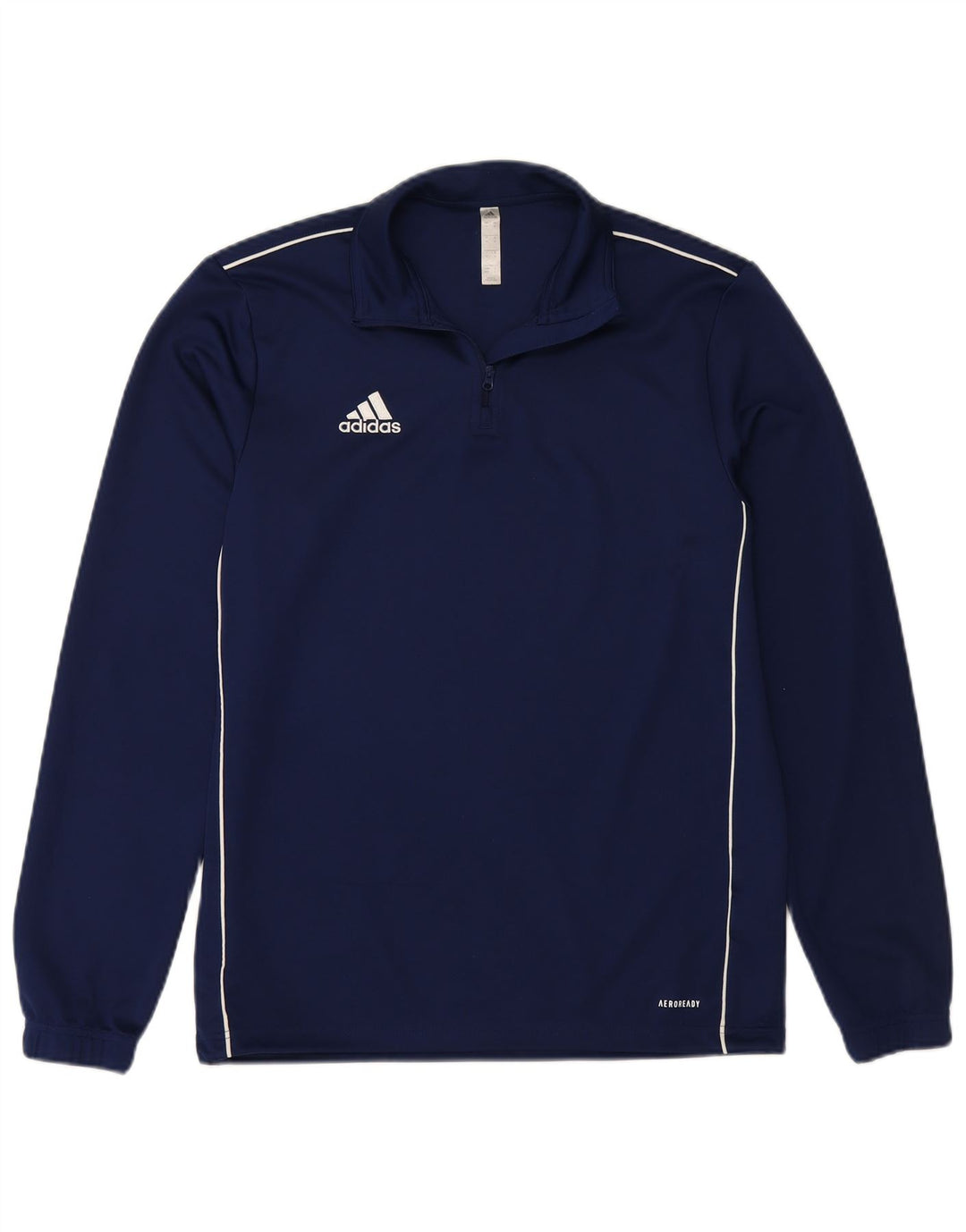 Top da tuta ADIDAS Aeroready Zip Neck Pullover blu navy medio