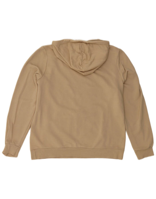 Felpa con cappuccio grafica da donna Puma UK 16 Large Beige Colourblock