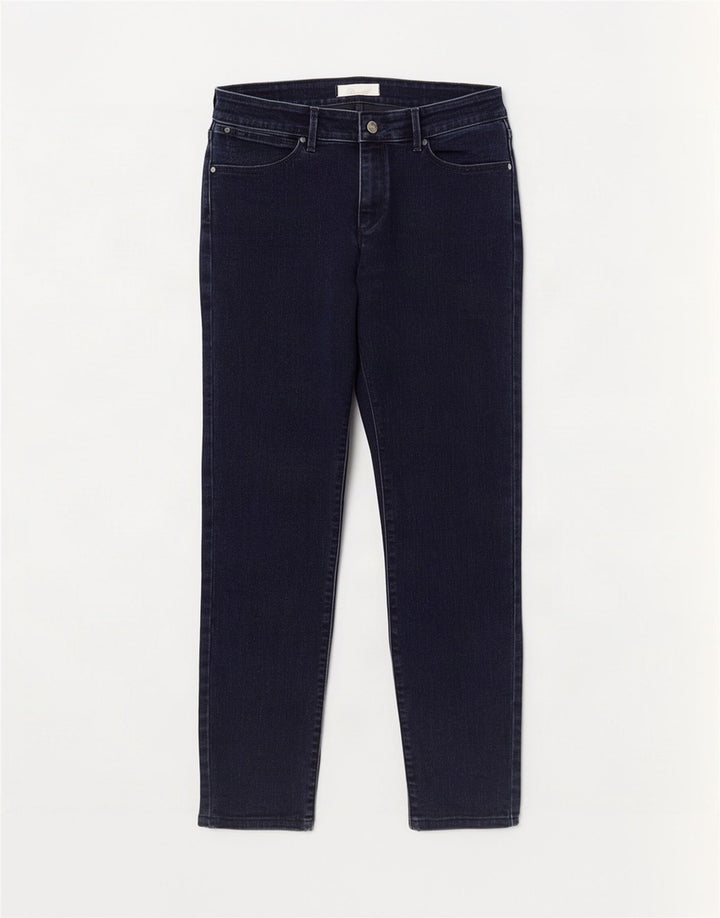Jeans slim da donna Wrangler W28 L32 cotone blu navy