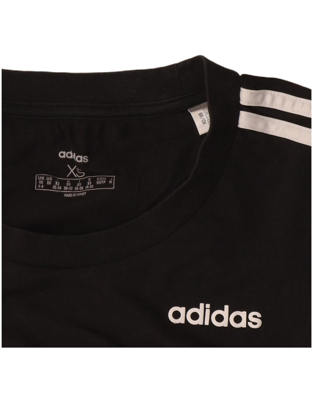 Maglietta Adidas da donna Top UK 4/6 XS Nera