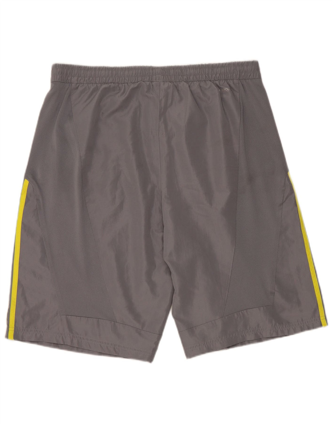 Pantaloncini sportivi Adidas da uomo grandi in poliestere grigio