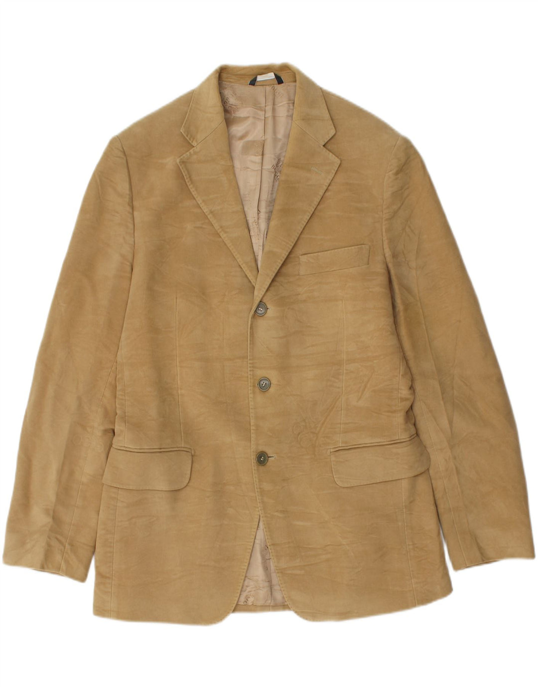 Giacca Blazer da Uomo a 3 Bottoni Boggi IT 50 Large in Cotone Beige