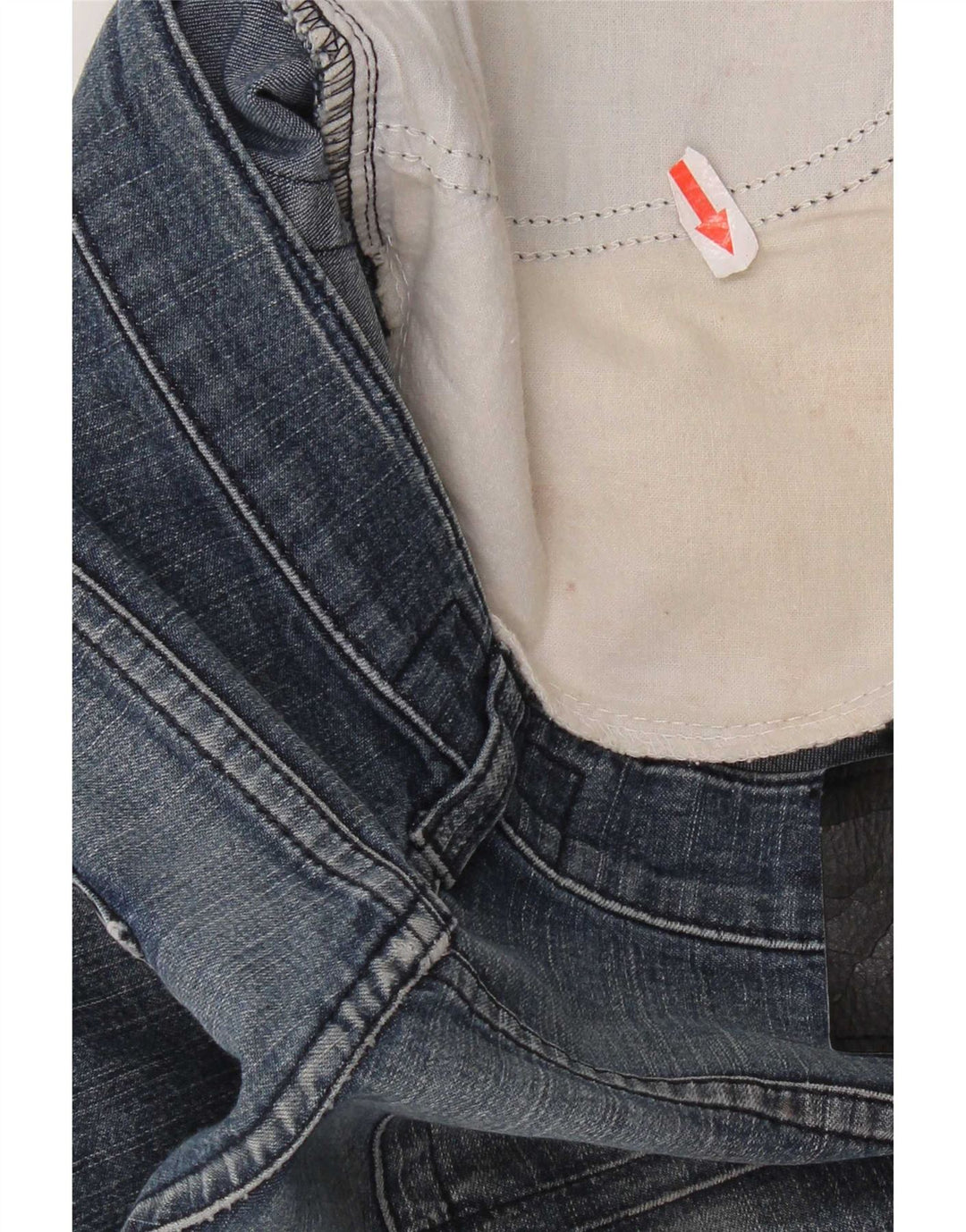 Jeans Straight Uomo Trussardi W34 L30 Blu Cotone